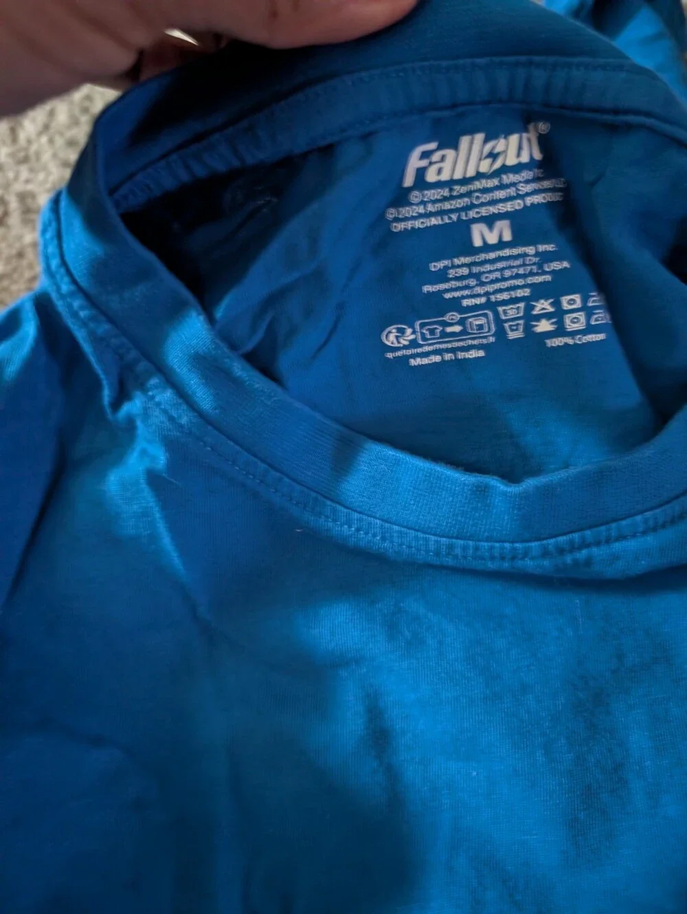 Fallout Blue Graphic T‑Shirt Unisex